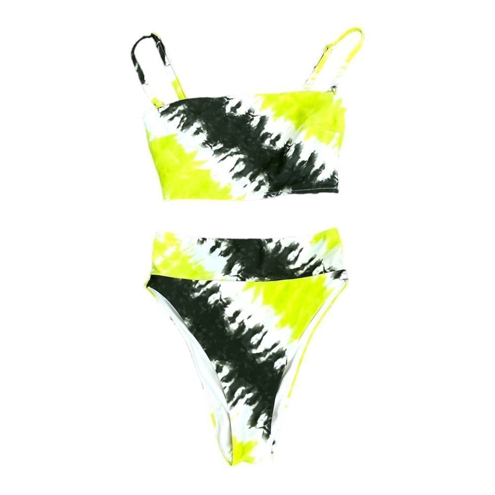 Aerie Green Tie Dye Bikini